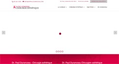 Desktop Screenshot of drpaulduranceau.com